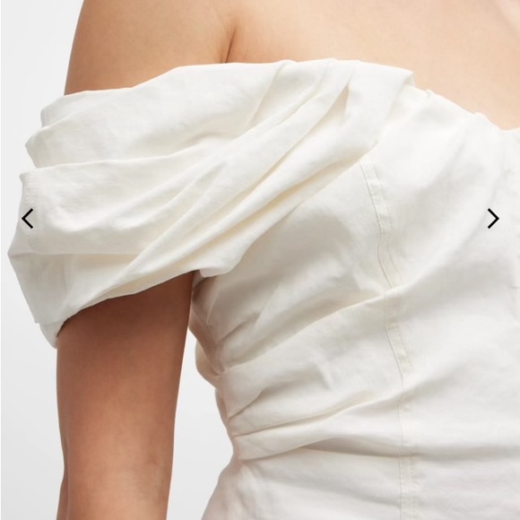 ALC NWT White Off The Shoulder Dress - Picture 4 of 7